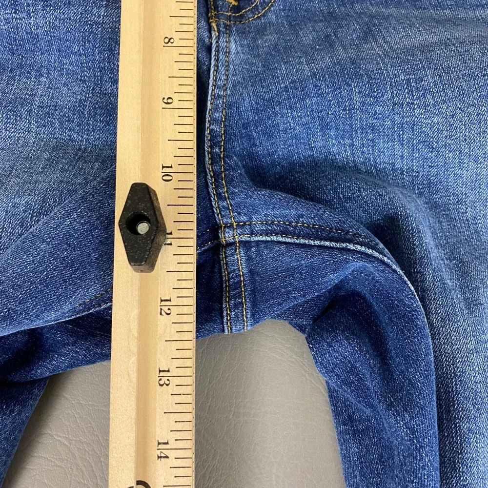 J. Crew Mercantile Jeans Men's Size 34 Short‎ Denim Distressed Blue Cotton Blend